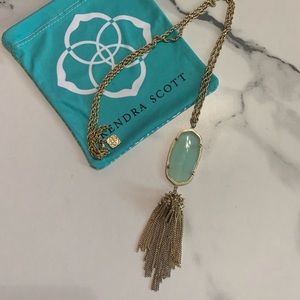Kendra Scott Rayne Long Necklace in Chalcedony